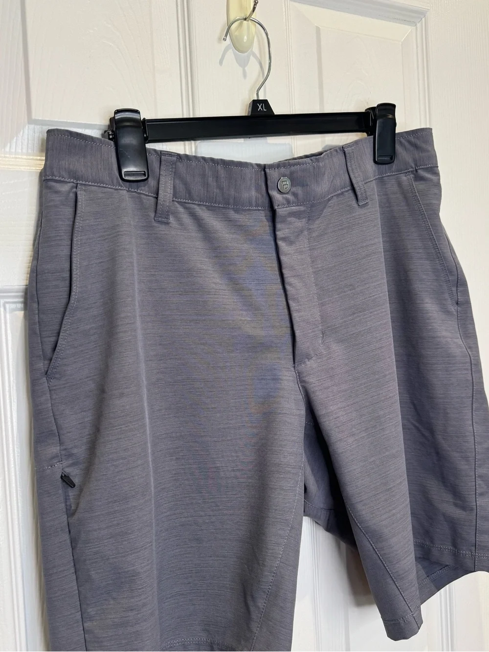 BYLT Premium Basics Men's Large Kinetic Shorts Grey Performance Golf